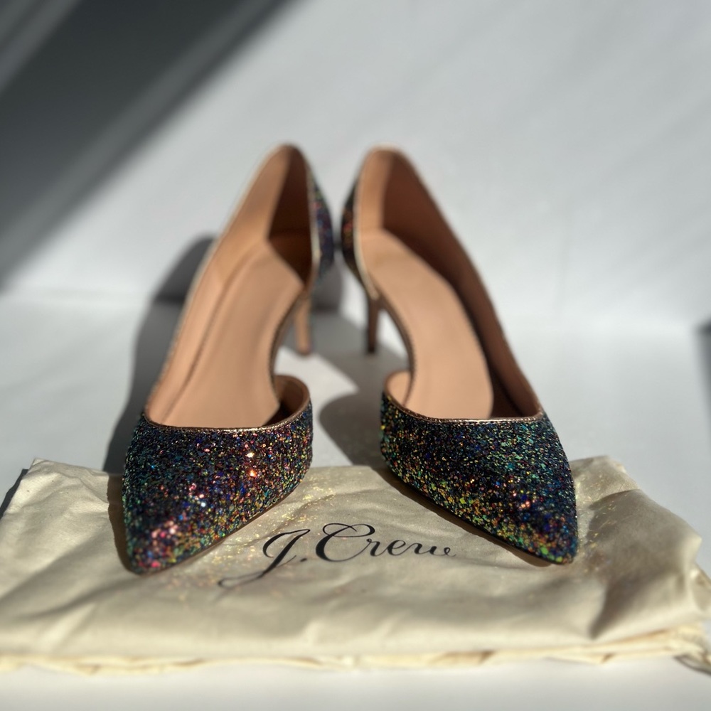 J. Crew Pumps worn once!